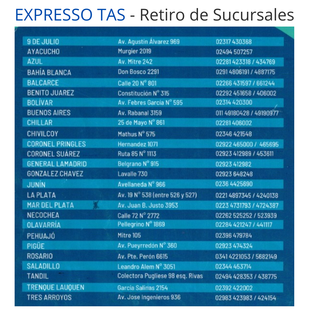 Envios Expresso TAS 